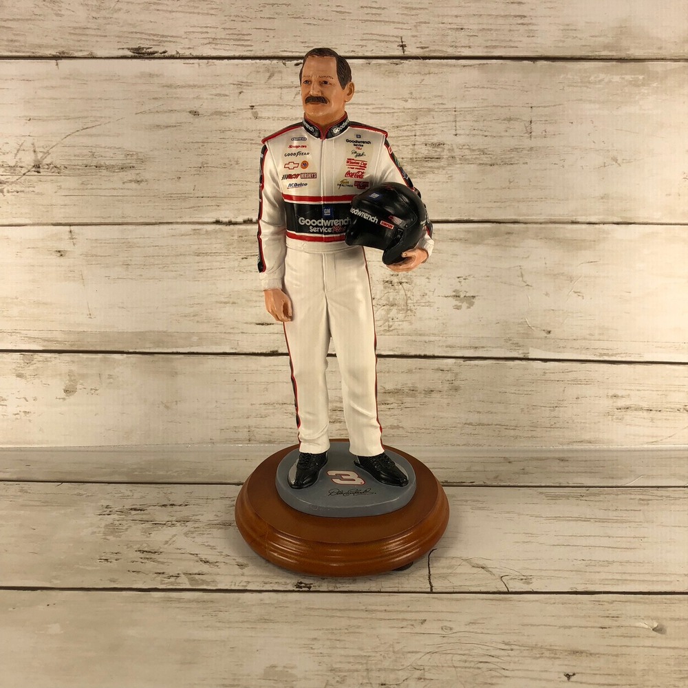 Dale‎ Earnhardt Character Collectibles Figurine 2001 Limited Edition NASCAR #3